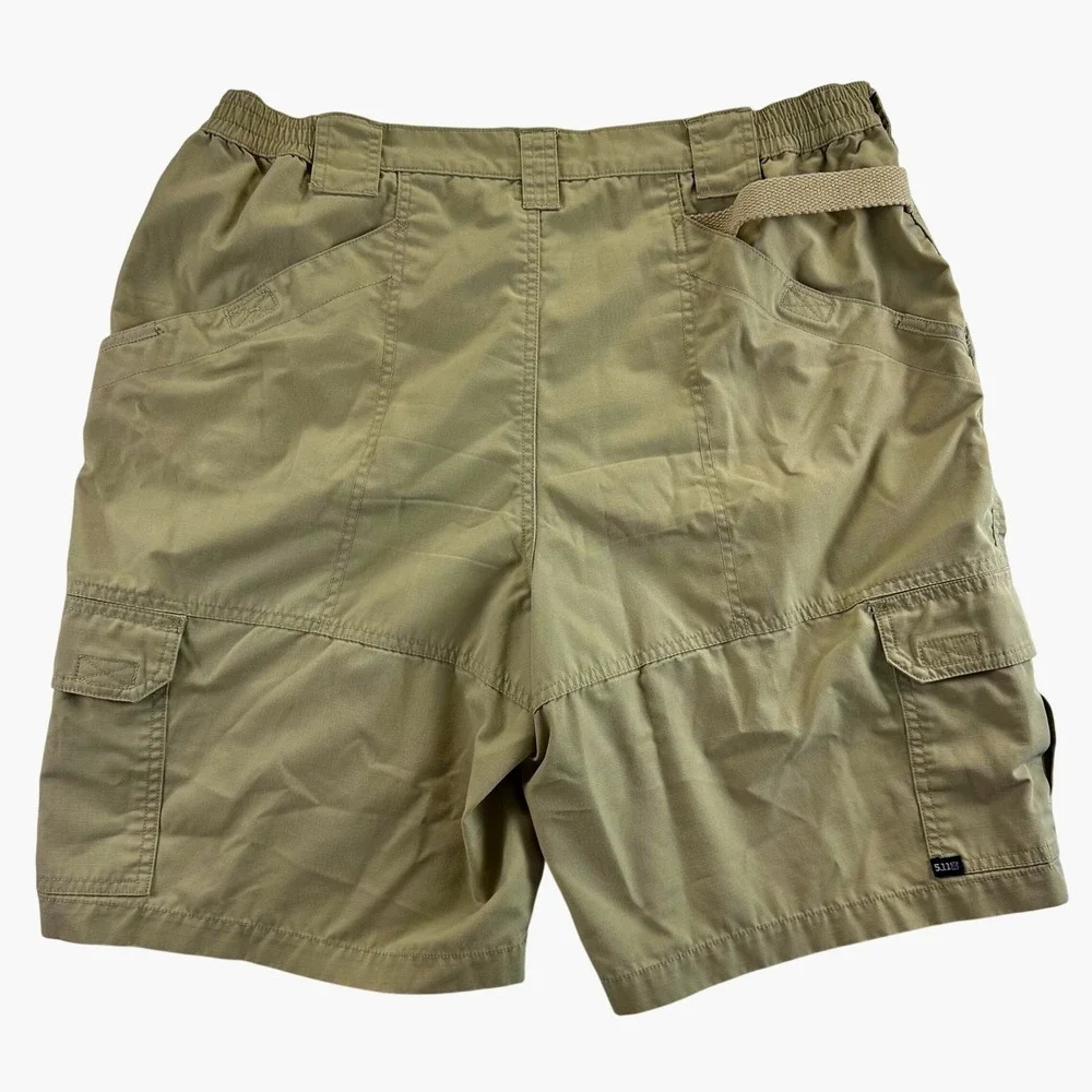 5.11 Tactical Taclite Pro Mens 38 Khaki Tan Ripstop Cargo Shorts Utility Hiking